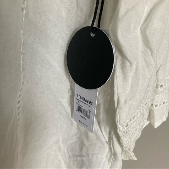 NWT Amuse Society Lacey Blouse - Picture 3 of 3